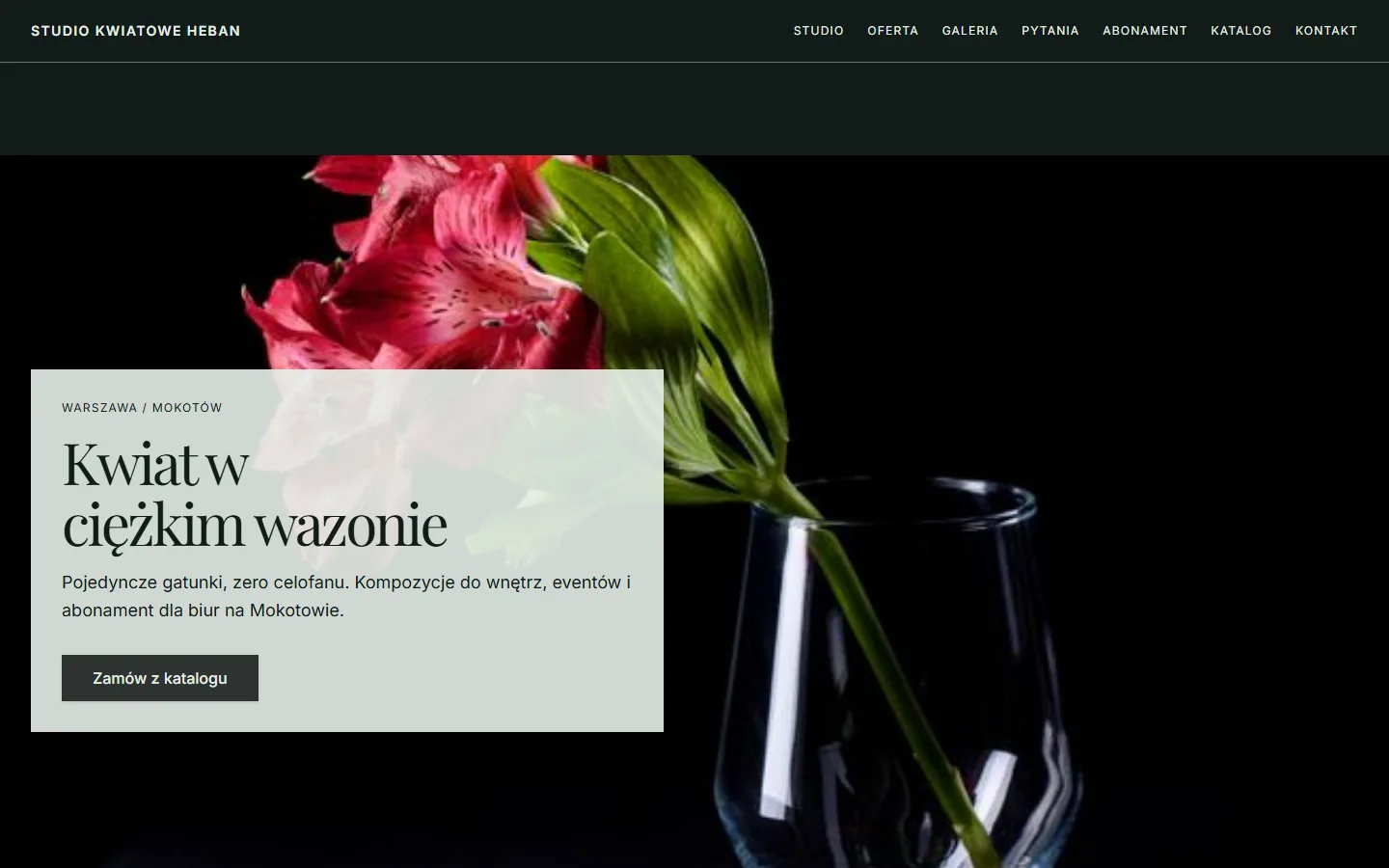Kwiaciarnia editorial